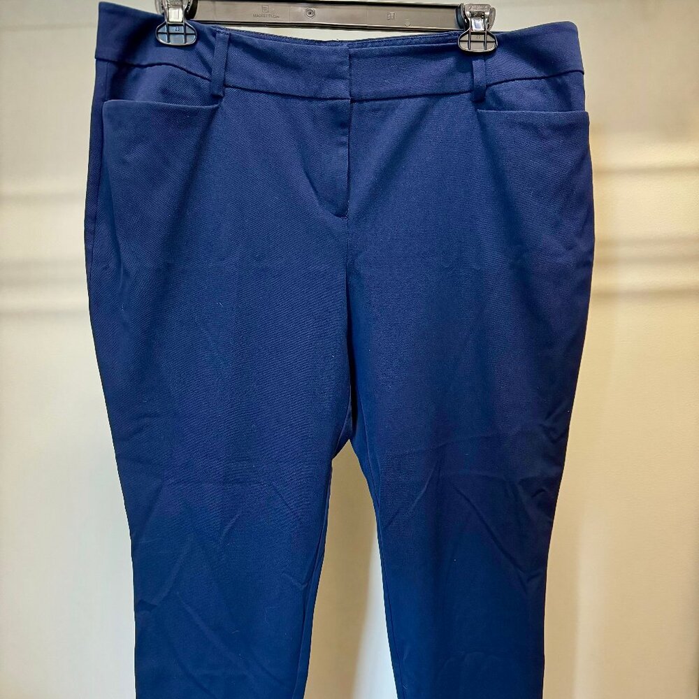 7th Avenue New York & Company Design Studio, Blue Work Pants, Size 18